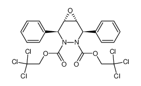 bis(2,2,2-trichloroethyl) exo,exo-2,5-diphenyl-7-oxa-3,4-diazabicyclo(4.1.0)heptane-3,4-dicarboxylate_98760-58-8