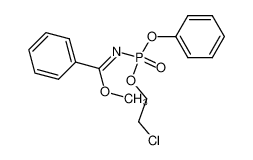 N-((2-Chlor-ethyl)-phenyl-phosphono)-benzimidsaeure-methylester_98766-84-8