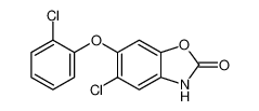 2(3H)-Benzoxazolone, 5-chloro-6-(2-chlorophenoxy)-_98772-52-2