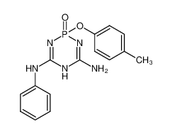 2-oxo-N-phenyl-2-p-tolyloxy-1,2-dihydro-2λ5-[1,3,5,2]triazaphosphinine-4,6-diamine_98780-21-3