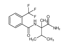 N-(1-amino-2,3-dimethyl-1-oxobutan-2-yl)-2-(trifluoromethyl)benzamide_98784-42-0