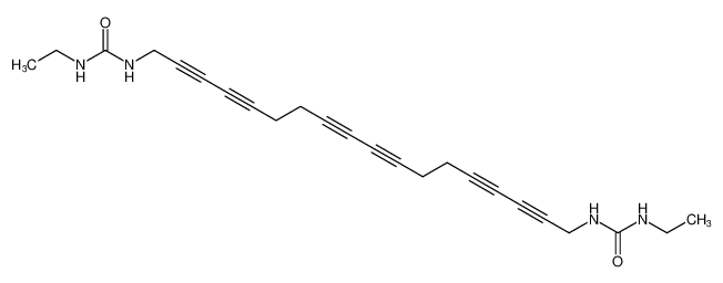 Urea, N,N'-2,4,8,10,14,16-octadecahexayne-1,18-diylbis[N'-ethyl-_98786-34-6