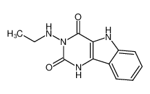 3-Ethylamino-1,5-dihydro-pyrimido[5,4-b]indole-2,4-dione_98792-16-6