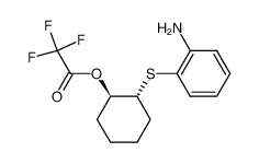 1-(2-aminophenylthio)-2-trifluoroacetoxycyclohexane_98793-10-3