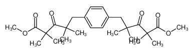 Dimethyl-α.α.α'.α'.γ.γ.γ'.γ'-octamethyl-β.β-dioxo-p-benzoldivalerat_988-08-9