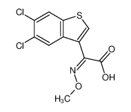 α-methoxyimino-α-(5,6-dichloro-3-benzothienyl)acetic acid_98800-79-4