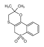 3,3-Dimethyl-2,3-dihydro-10H-4-oxa-1,9-dithia-phenanthrene 9,9-dioxide_98810-21-0