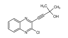 2-chloro-3-(3-hydroxy-3-methylbut-1-ynyl)quinoxaline_98813-61-7