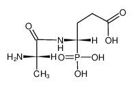 (S)-4-((S)-2-Amino-propionylamino)-4-phosphono-butyric acid_98820-98-5