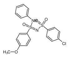 4-Methoxy-benzolsulfonsaeure-anilid-(4-chlor-benzolsulfonylimid)_98822-81-2