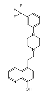 5-(2-(4-(3-(trifluoromethyl)phenyl)piperazin-1-yl)ethyl)quinolin-8-ol_98827-96-4