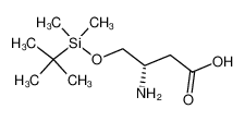 (3S)-3-amino-4-(tert-butyldimethylsilyloxy)butanoic acid_98833-24-0