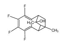 6-hydroxy-1,6-dimethyl-3,4-tetrafluorobenzotricyclo(3.2.1.02,7)octene_98833-86-4