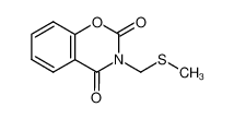 3-Methylthiomethyl-3,4-dihydro-1,3,2-benzoxazine-2,4-dione_98834-85-6