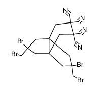 3.3.4.4-Tetracyano-8.11-dibrom-8.11-bis-(brommethyl)-tricyclo(4.3.3.0)dodecan_98844-00-9
