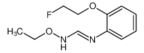 Methanimidamide, N-ethoxy-N'-[2-(2-fluoroethoxy)phenyl]-_98852-23-4