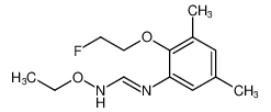 Methanimidamide, N-ethoxy-N'-[2-(2-fluoroethoxy)-3,5-dimethylphenyl]-_98852-30-3