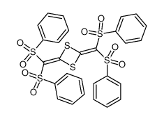 2,4-Bis-(bis-benzenesulfonyl-methylene)-[1,3]dithietane_98858-38-9