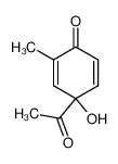 4-acetyl-4-hydroxy-2-methyl-2,5-cyclohexadienone_98859-33-7