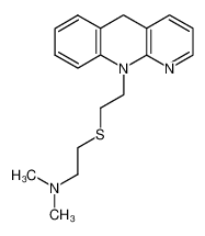 {2-[2-(5H-Benzo[b][1,8]naphthyridin-10-yl)-ethylsulfanyl]-ethyl}-dimethyl-amine_98859-80-4