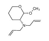 Diallyl-((2S,3R)-2-methoxy-tetrahydro-pyran-3-yl)-amine_98870-72-5