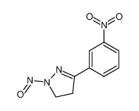 3-(3-nitro-phenyl)-1-nitroso-4,5-dihydro-1H-pyrazole_98879-85-7