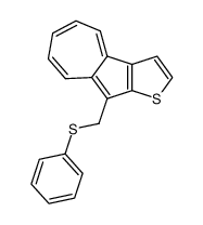 9-Phenylthiomethylthieno(3,2-a)azulen_98882-26-9