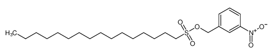 3-nitrobenzyl hexadecane-1-sulfonate_98889-25-9