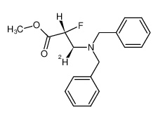 methyl (2R,3S)-(3-(2)H1)-3-dibenzylamino-2-fluoropropanoate_98897-88-2