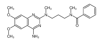 N-{3-[(4-amino-6,7-dimethoxy-quinazolin-2-yl)-methyl-amino]-propyl}-N-methyl-benzamide_98902-39-7