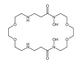 7,24-dihydroxy-1,4,14,17-tetraoxa-7,11,20,24-tetraazacyclohexacosane-8,23-dione_98902-93-3