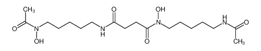 1-Acetamino-6-hydroxy-16-(N-acetyl-hydroxylamino)-7.10-dioxo-6,11-diaza-hexadecan_98905-44-3