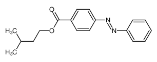 4-phenylazo-benzoic acid isopentyl ester_98923-78-5
