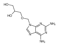 9-(2,3-dihydroxy-1-propoxymethyl)-2,6-diaminopurine_98936-74-4