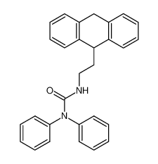 9-(2-(3,3-diphenylureido)ethyl)-9,10-dihydroanthracene_98943-77-2