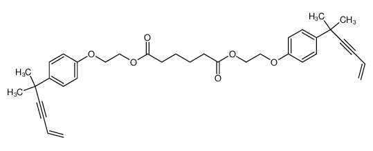 Adipinsaeure-bis-(2-(4-(1,1-dimethyl-penten-(4)-in-(2)-yl)-phenoxy)-ethylester)_98947-69-4