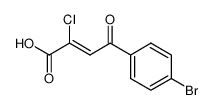 trans-β-(p-Brombenzoyl)-α-chlor-acrylsaeure_98948-90-4