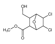 1.2-Dichlor-4-hydroxymethyl-5-methoxycarbonyl-3.6-endoxo-cyclohexan_98950-54-0