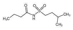 N-(3-methyl-butane-1-sulfonyl)-butyramide_98957-31-4