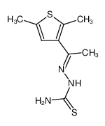 1-(2,5-dimethyl-[3]thienyl)-ethanone thiosemicarbazone_98961-57-0