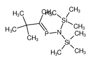 (Bis(trimethylsilyl)amino)(1,2,2-trimethylpropyliden)phosphan_98965-38-9