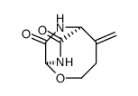 2-Oxa-7,9-diazabicyclo[4.2.2]decane-8,10-dione, 5-methylene-, (1S)_98975-16-7