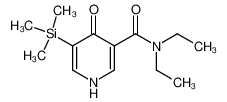 4-Oxo-5-trimethylsilanyl-1,4-dihydro-pyridine-3-carboxylic acid diethylamide_98976-89-7
