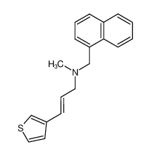 (E)-N-methyl-N-(3-(3-thienyl)-2-propenyl)-1-naphthalenemethanamine_98978-03-1