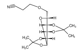 6-O-(2-Cyanoethyl)-1,2:3,4-di-O-isopropyliden-D-galactopyranose_98979-38-5
