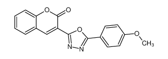 3-(5-(4-methoxyphenyl)-1,3,4-oxadiazol-2-yl)-2H-chromen-2-one_98986-43-7