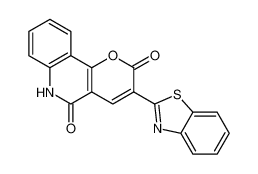 3-(benzo[d]thiazol-2-yl)-2H-pyrano[3,2-c]quinoline-2,5(6H)-dione_98986-65-3