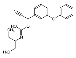 [cyano-(3-phenoxyphenyl)methyl] N-pentan-3-ylcarbamate_98992-07-5