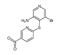 5-bromo-4-(5-nitro-[2]pyridylmercapto)-[3]pyridylamine_98993-84-1