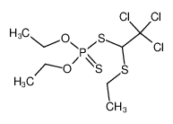 Dithiophosphoric acid O,O'-diethyl ester S-(2,2,2-trichloro-1-ethylsulfanyl-ethyl) ester_98998-01-7